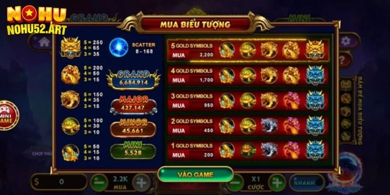 Nổ Hũ Tứ Linh Tại Nohu52 – Cơ Hội Trúng Thưởng Lớn